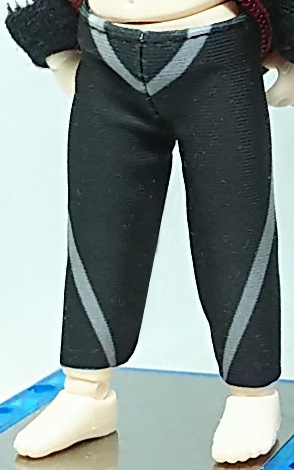 オビツ11用　ストレッチパンツ(グレー)