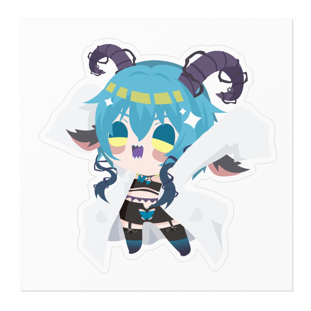 【1周年記念】蒼研華🥼二頭身SDステッカー🥼