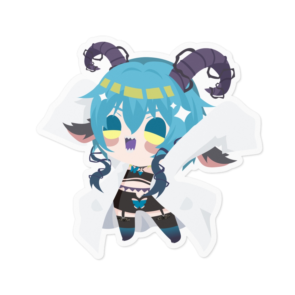 【1周年記念】蒼研華🥼二頭身SDステッカー🥼