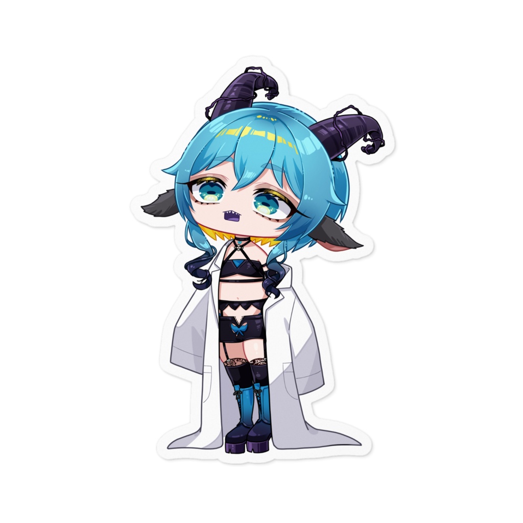 【1周年記念】蒼研華🥼宇宙蒼研SDステッカー🥼