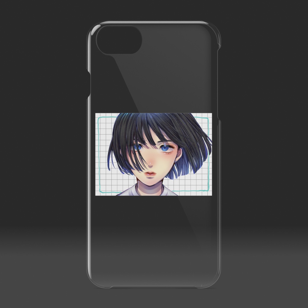 ボブ女の子スマホケース