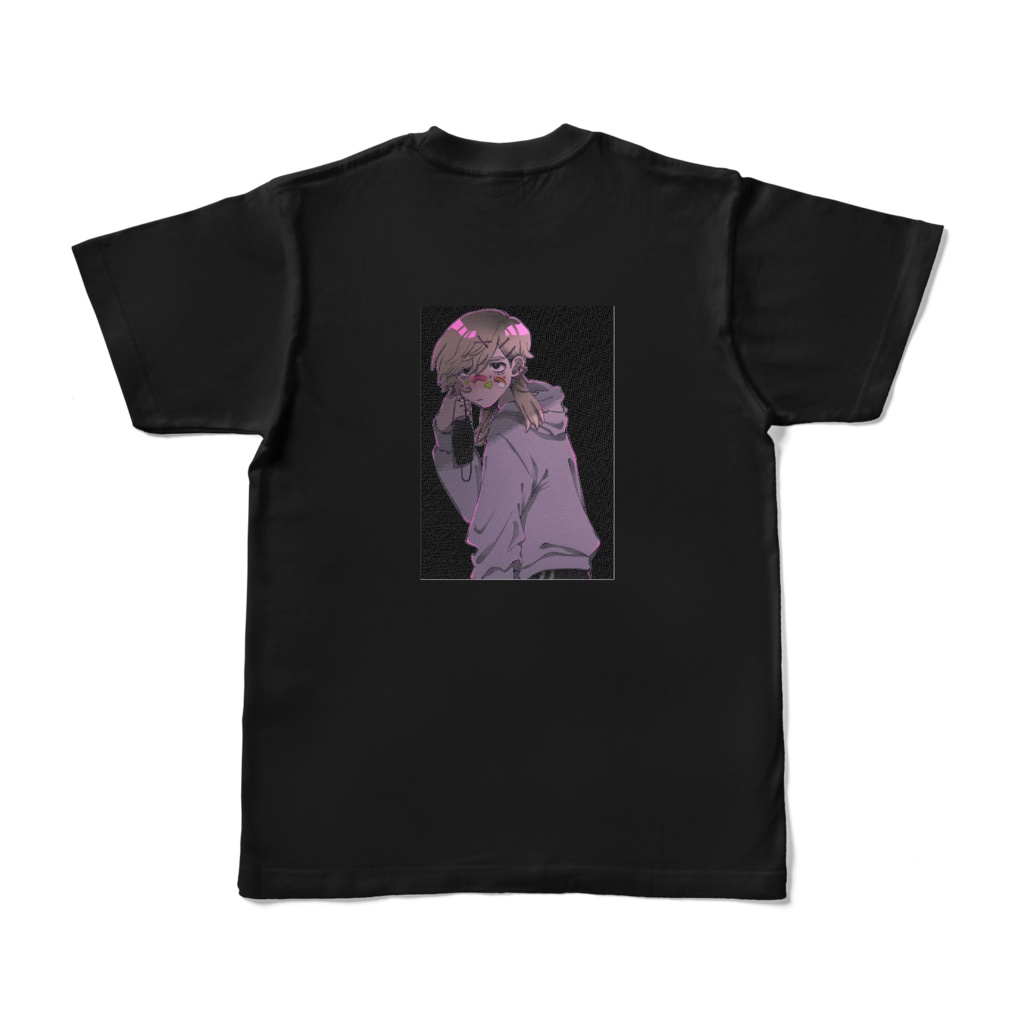 黒マスクTシャツ