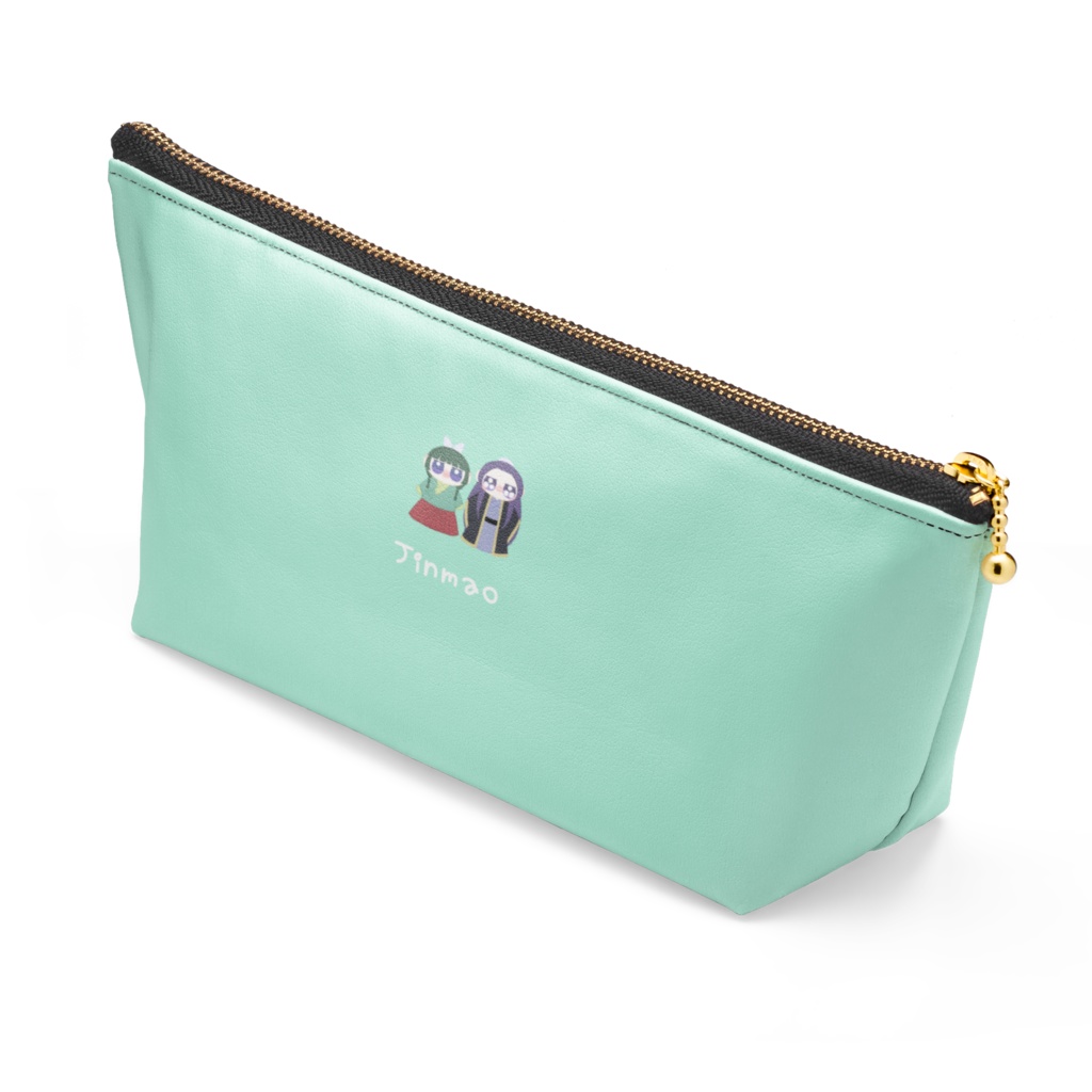 壬猫ポーチ(緑)