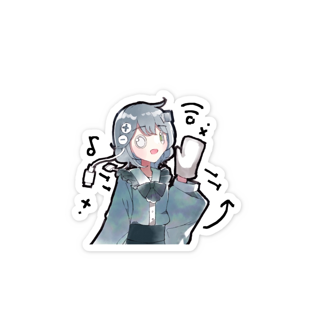 ぴぴ 【スマホステッカー】