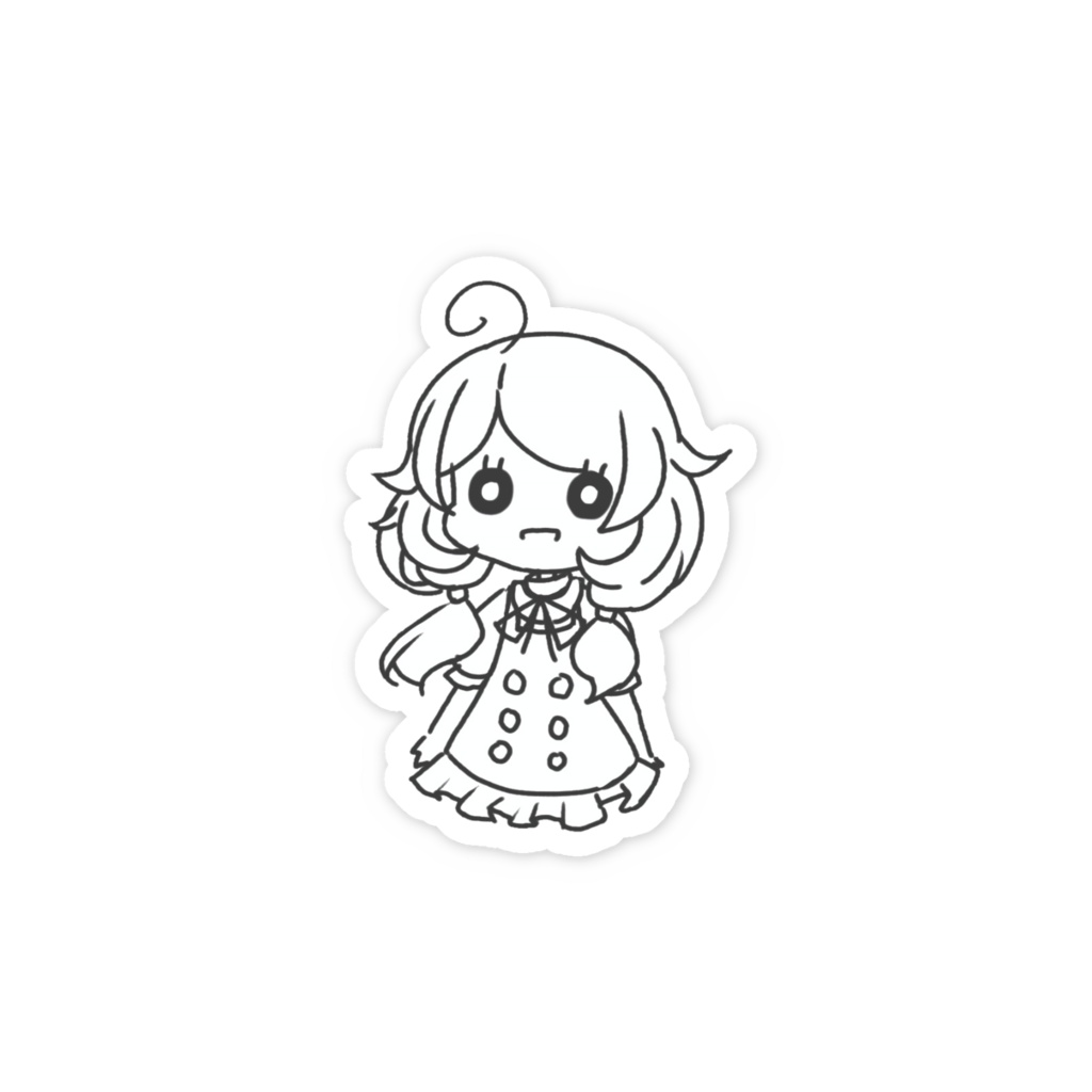 ふかくかんがえていないゆさこずえ 【ステッカー】