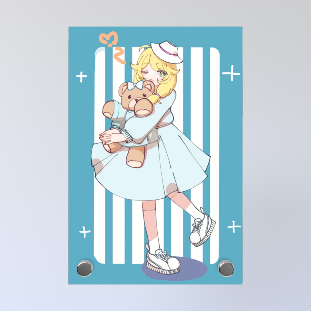 くまさんとおでかけゆさこずえ【アクリルフォトパネル】