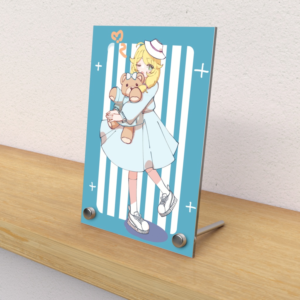 くまさんとおでかけゆさこずえ【アクリルフォトパネル】