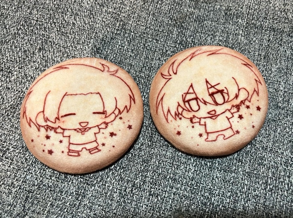 【戦勇】アルバトロス- 厚手のブリキ缶バッジ（ペア）