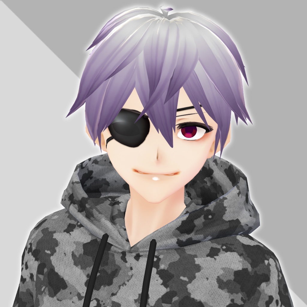 VRoid*男女兼用 海賊風アイパッチ左右セット NicorinSHOP VRoid & Vtuber Assets BOOTH 海賊アイパッチ ロゴ入り