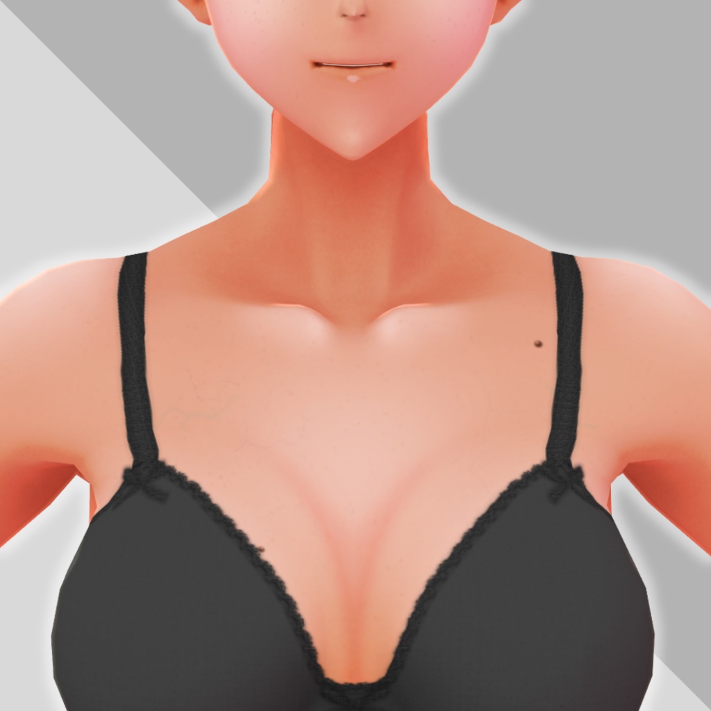 Vroid V1 Beta Cleavage Texture 胸の谷間 Escote Nicorinshop Booth