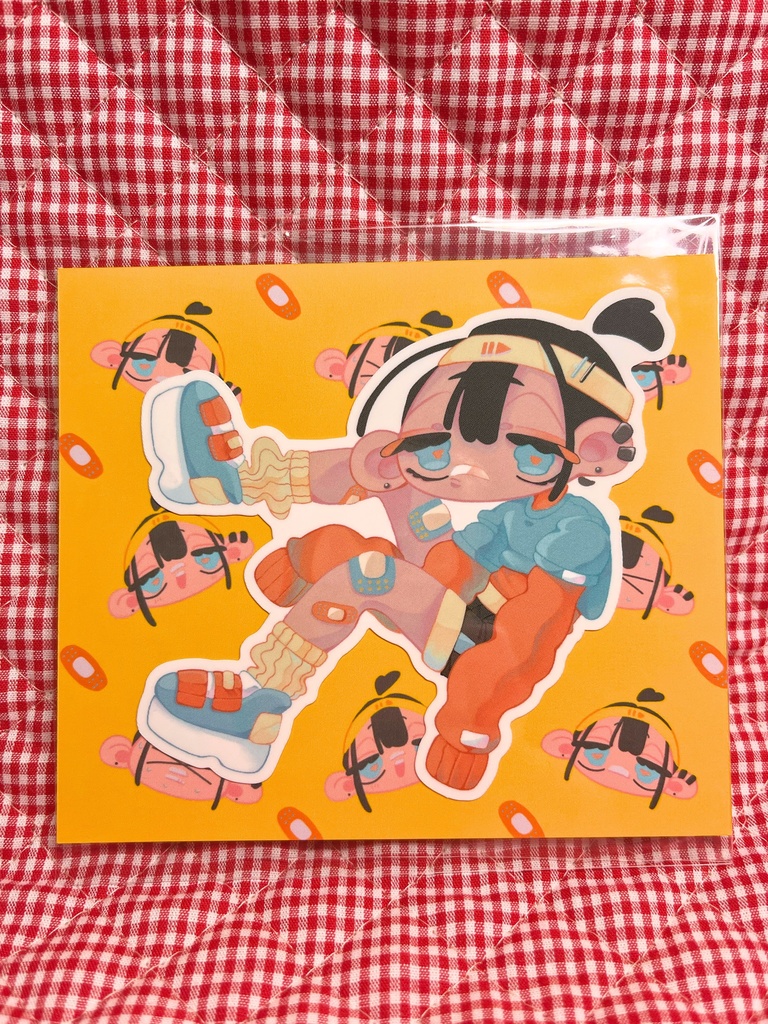 ダイカットシール(おきゃわな台紙付き)