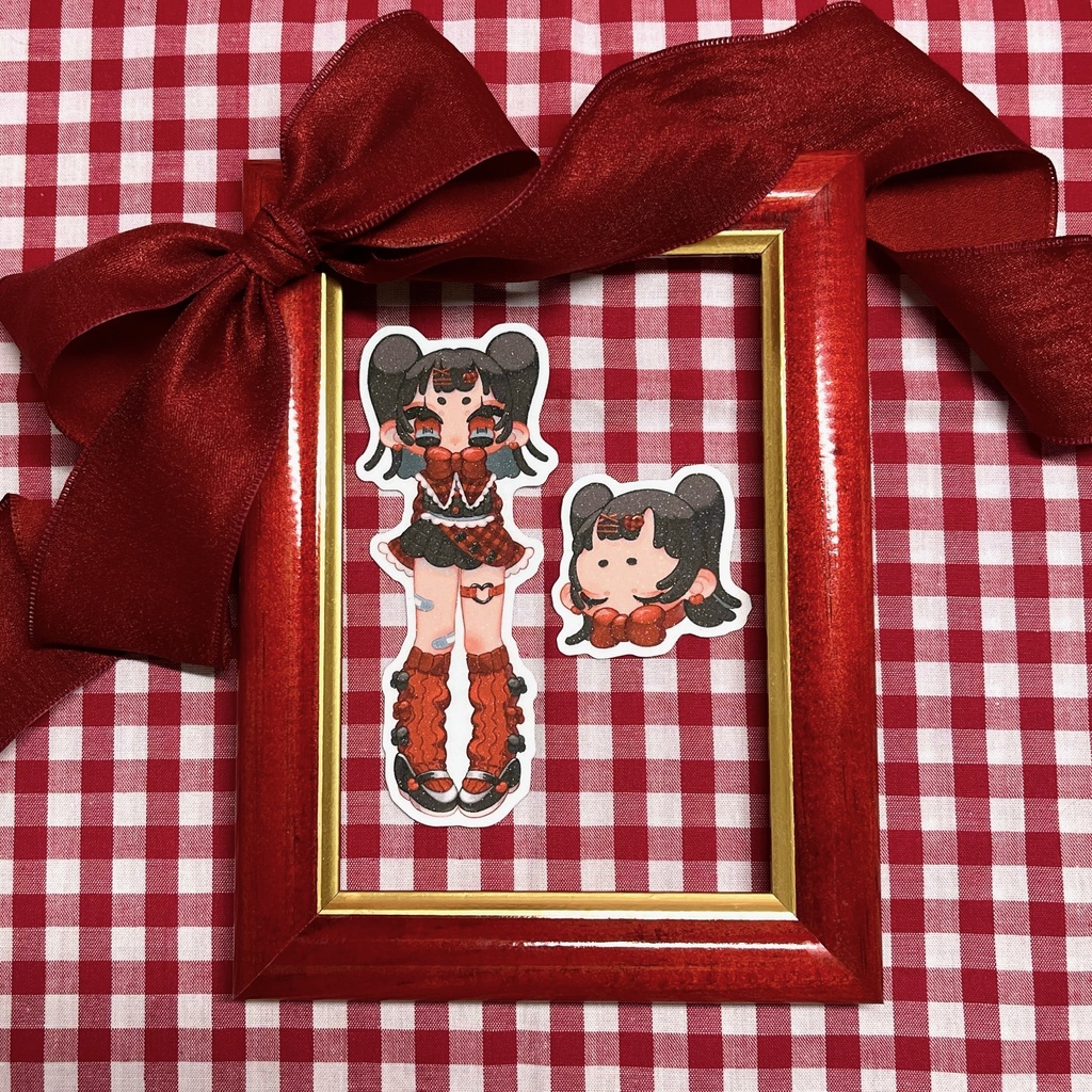 キラキラ2Pシール