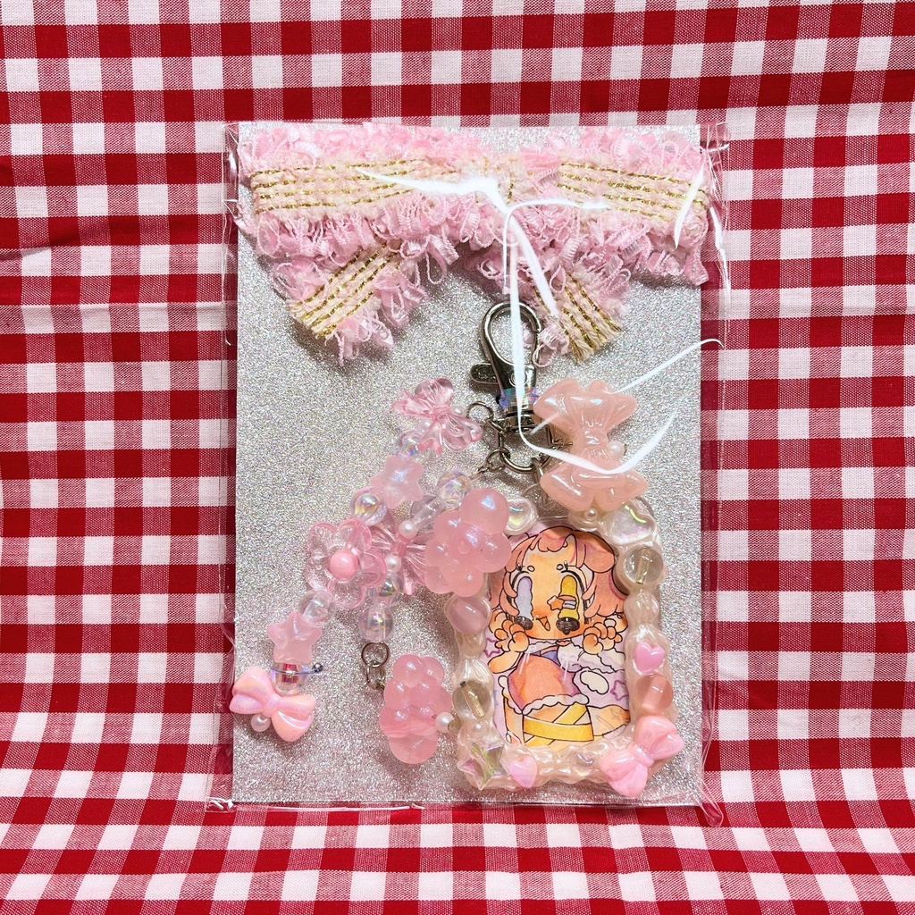 チャーム付き原画キーホルダー