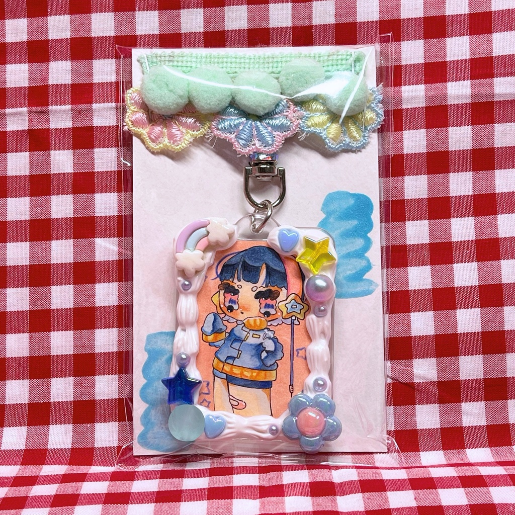 原画キーホルダー『オシャレヘッドフォン🎶』