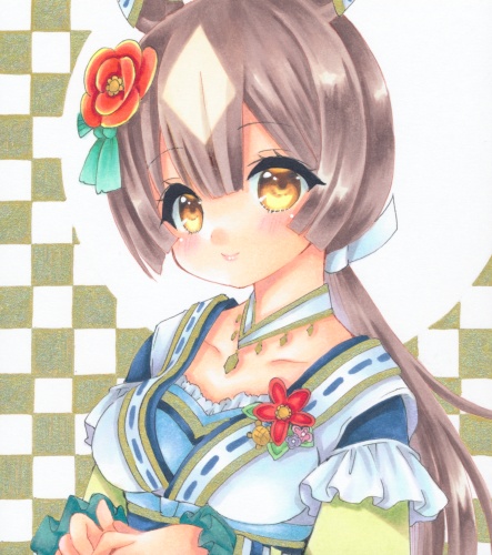 ミニ色紙　ウマ娘　サトノダイヤモンド