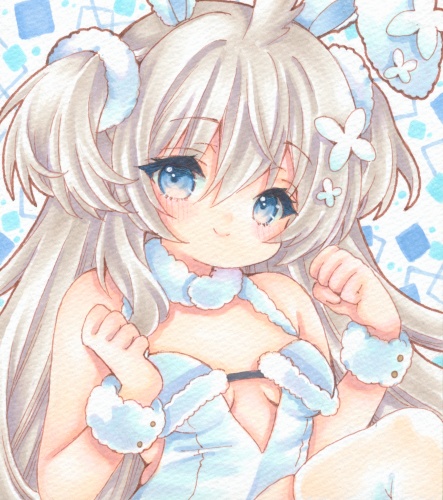 ミニ色紙　アズールレーン　海風