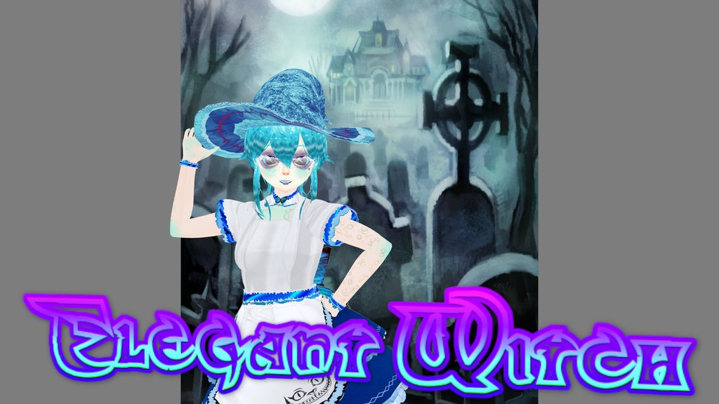 Elegant Witch [Hats for Vroid]