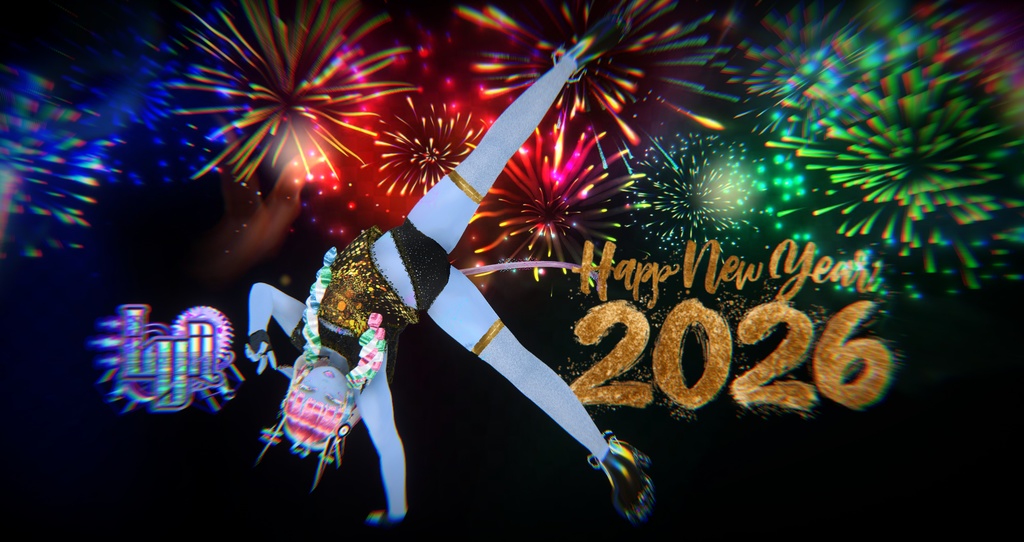 Sparkler Outfit for Vroid - Happy 2026!