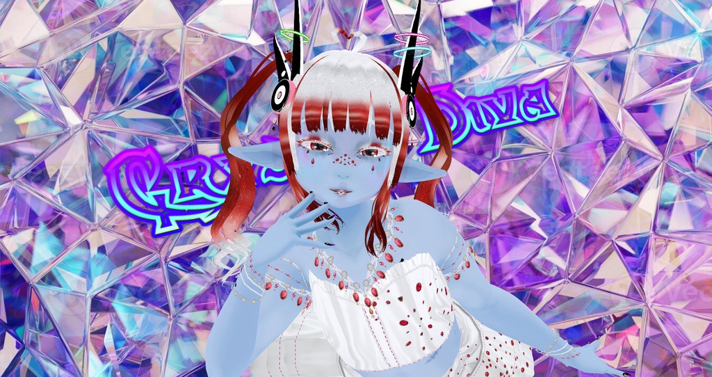 Bouncy Wavy Twintails - Free Hair Extensions for VRoid