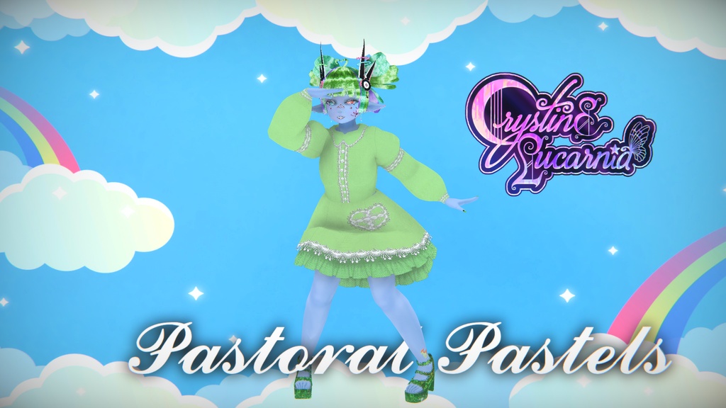Pastoral Pastels - Lolita Dress for VRoid