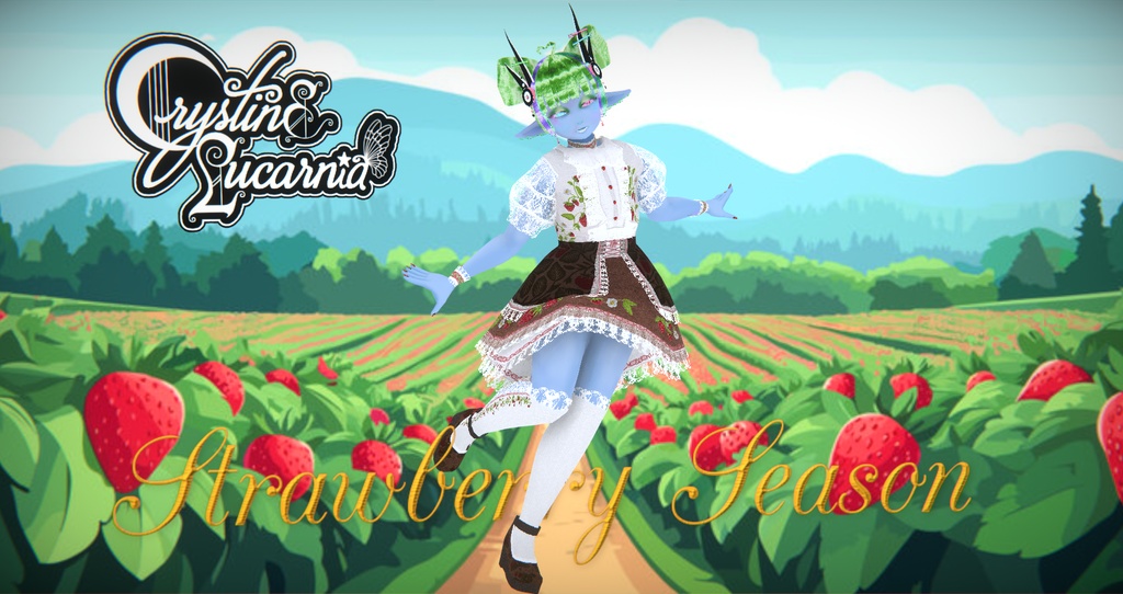 Strawberry Season - Lolita Outfit for VRoid