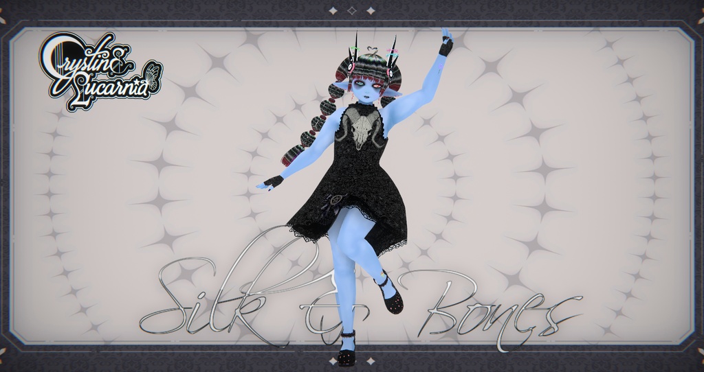 Silk & Bones - Gothic Lolita Dress for VRoid