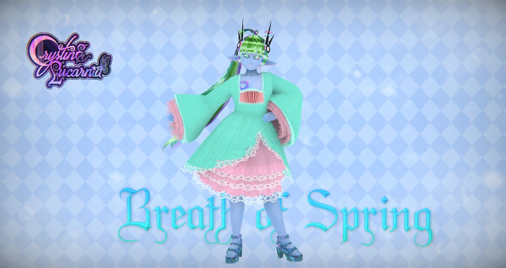 Breath of Spring - Lolita Dress for VRoid