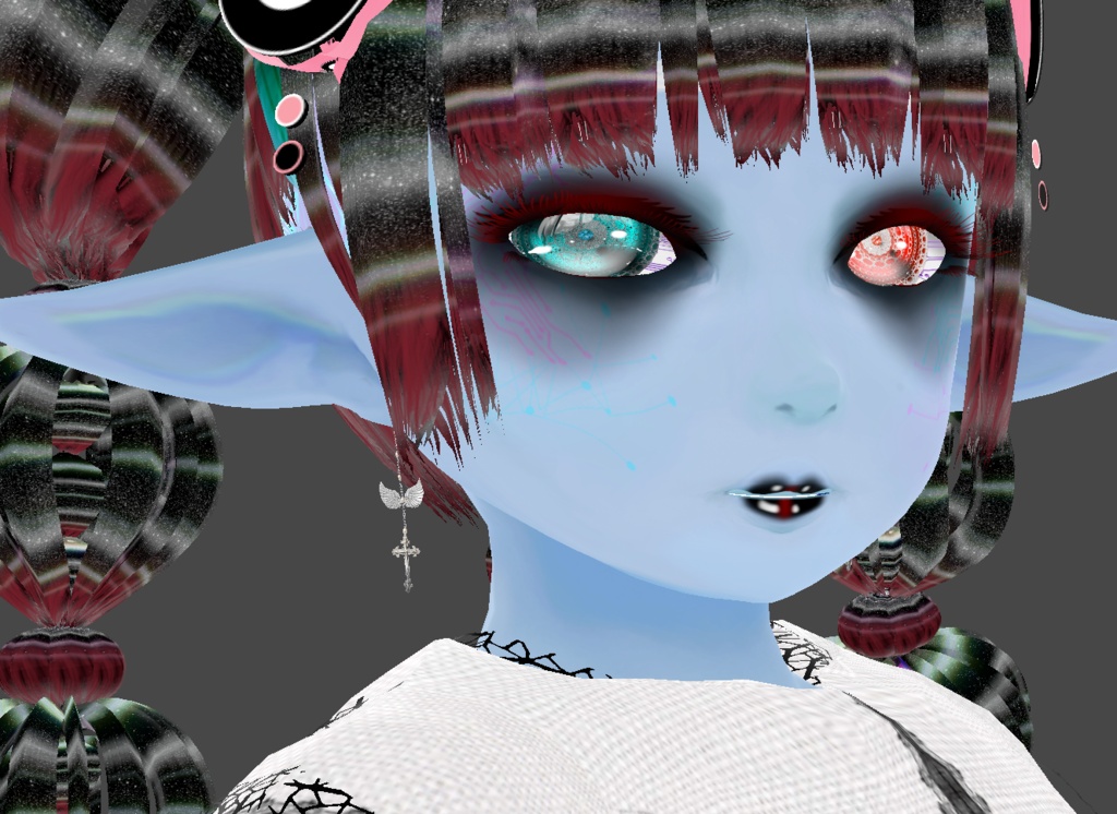 Elegant Earrings - Hair Preset & Textures for VRoid