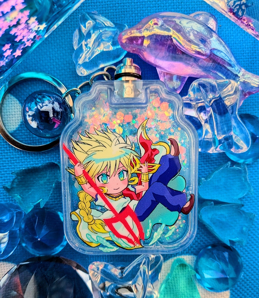 グリッターオイルアクキー    💙ミステル💙