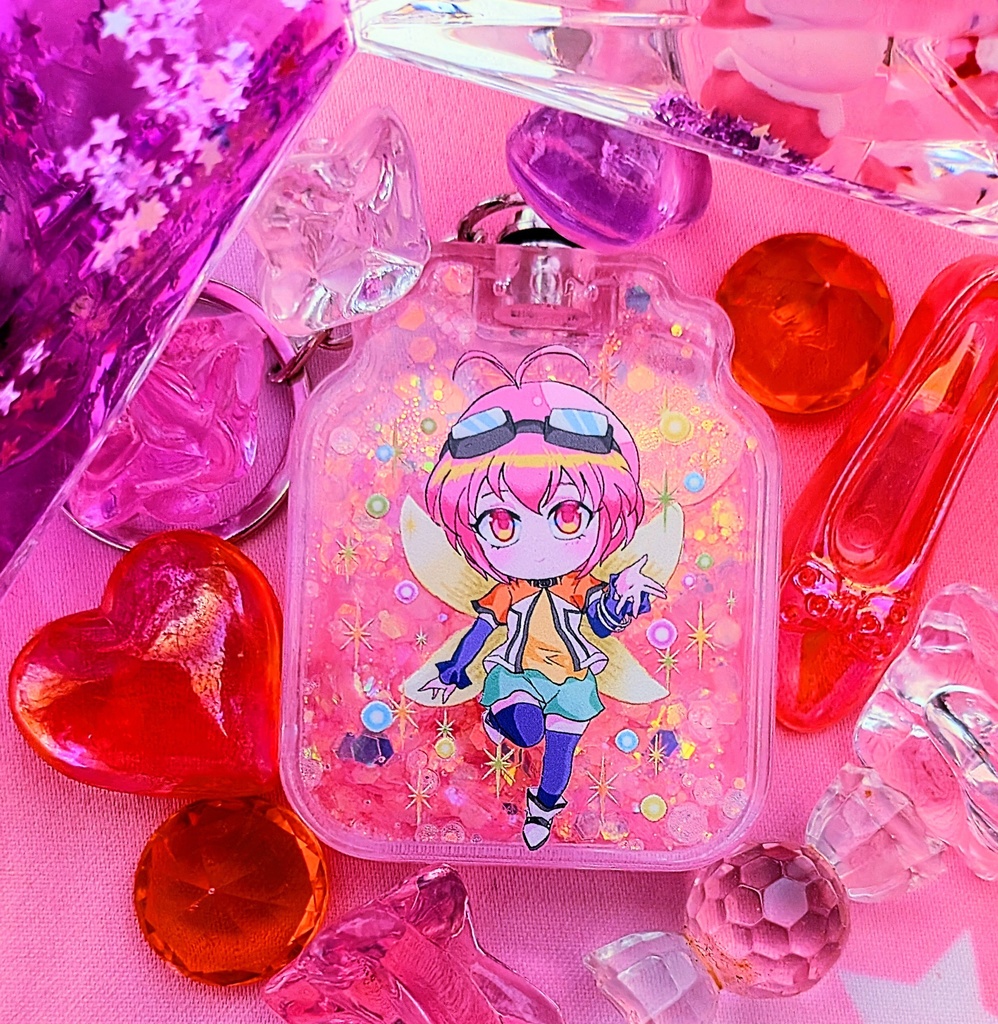 グリッターオイルアクキー   💗マチルダ💗