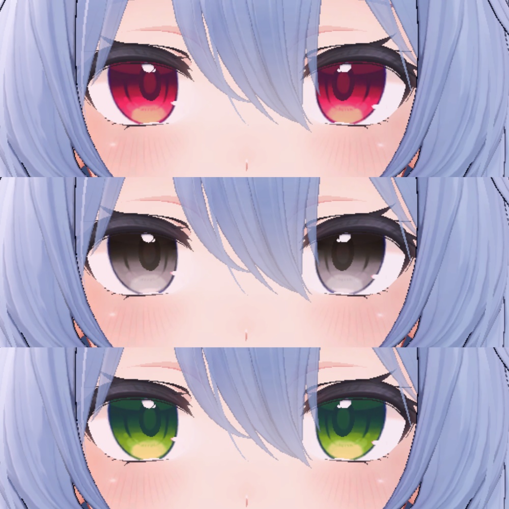 【桔梗(kikyo)ちゃん用】瞳テクスチャ(14色)