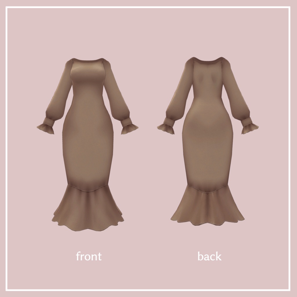 【ますきゃっとぷらす用】らくちん春ワンピ