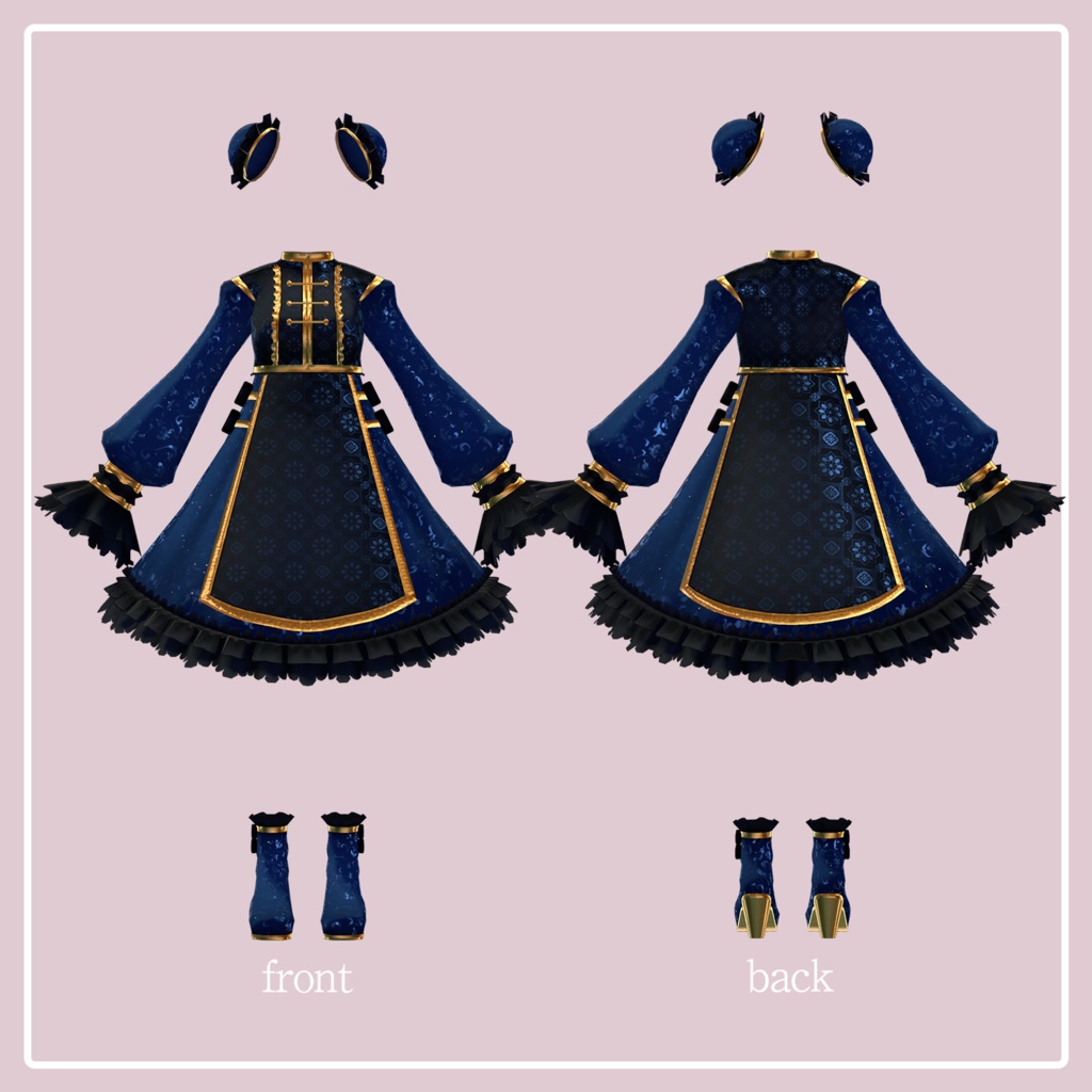 【ますきゃぷらす・桔梗・ライム】ファンシーロリチャイナ