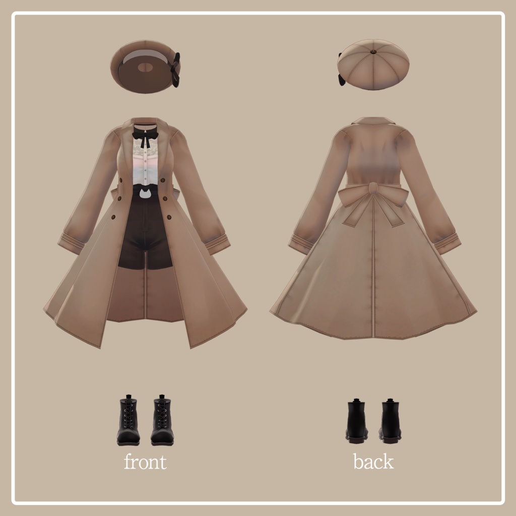 【ますきゃっとぷらす・桔梗】おでかけショートパンツ