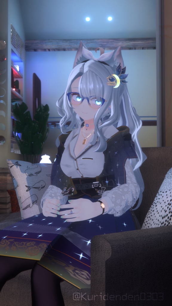 【アクセサリーセット】ネモフィラの涙【チョーカー・ピアス・指輪】