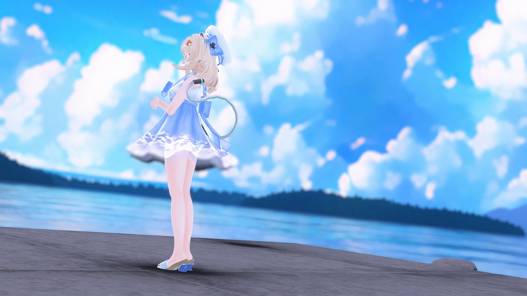 【複数アバター対応】ドルフィンセーラー【水着】