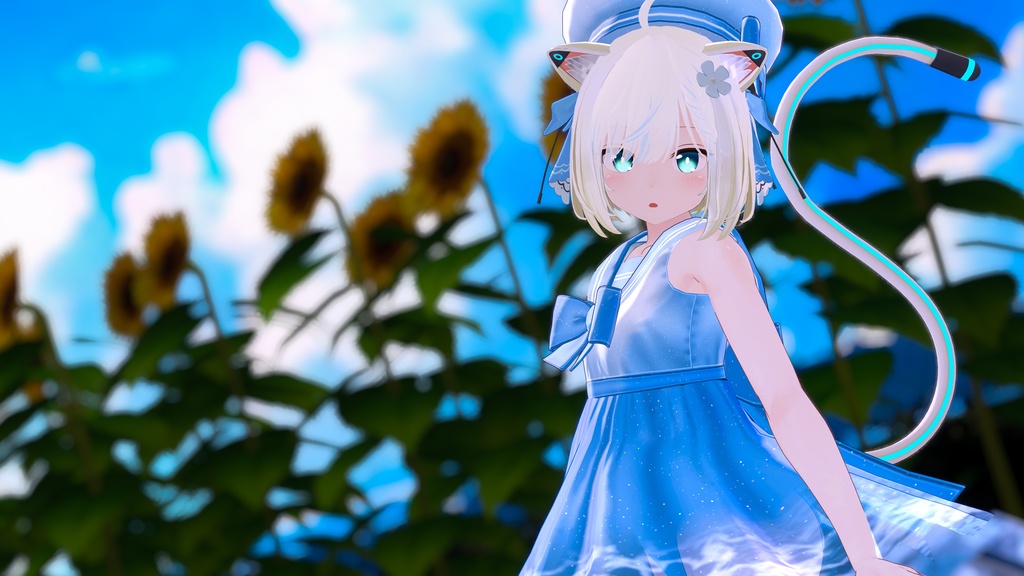 【複数アバター対応】ドルフィンセーラー【水着】