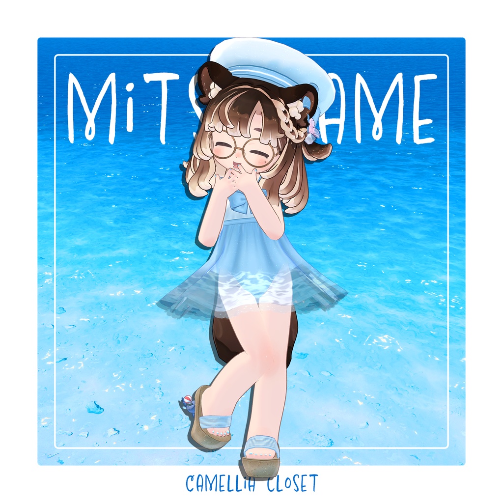 【複数アバター対応】ドルフィンセーラー【水着】