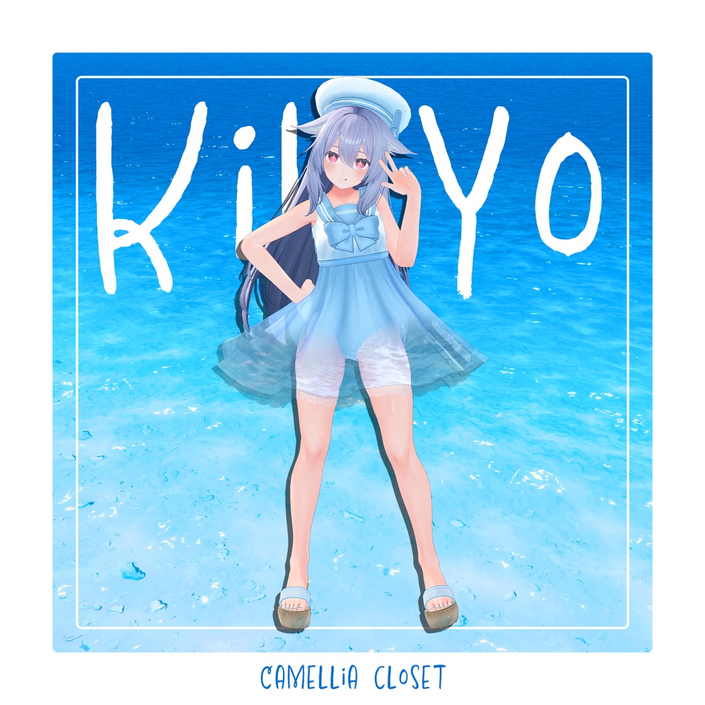 【複数アバター対応】ドルフィンセーラー【水着】