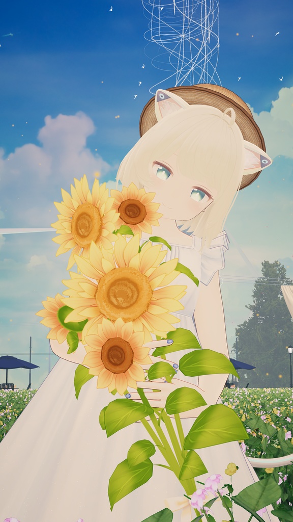 【複数アバター対応】渚のワンピース