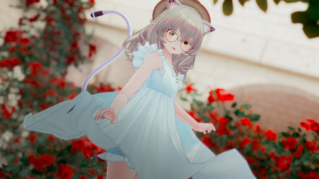 【複数アバター対応】渚のワンピース