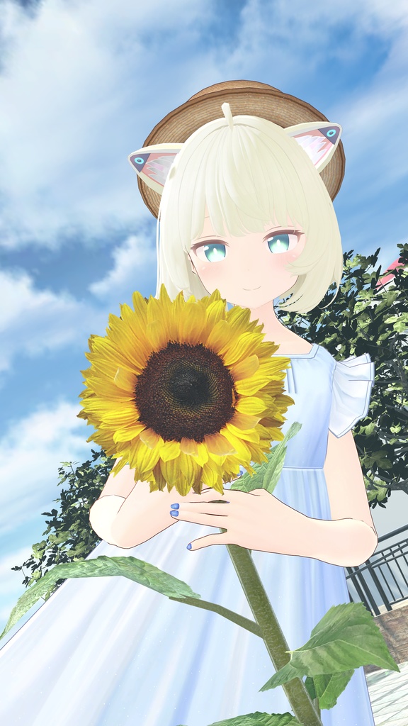 【複数アバター対応】渚のワンピース