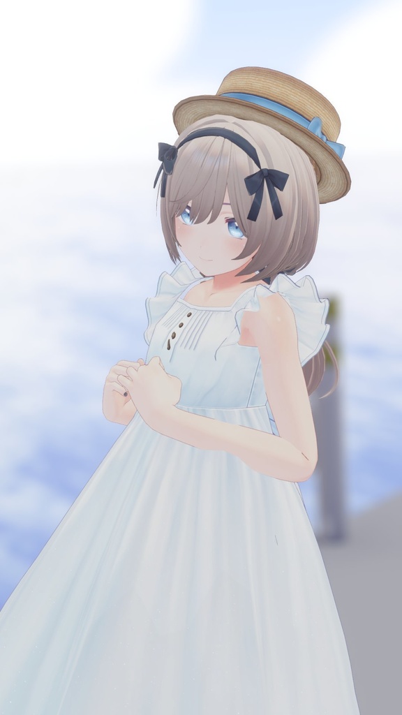 【複数アバター対応】渚のワンピース