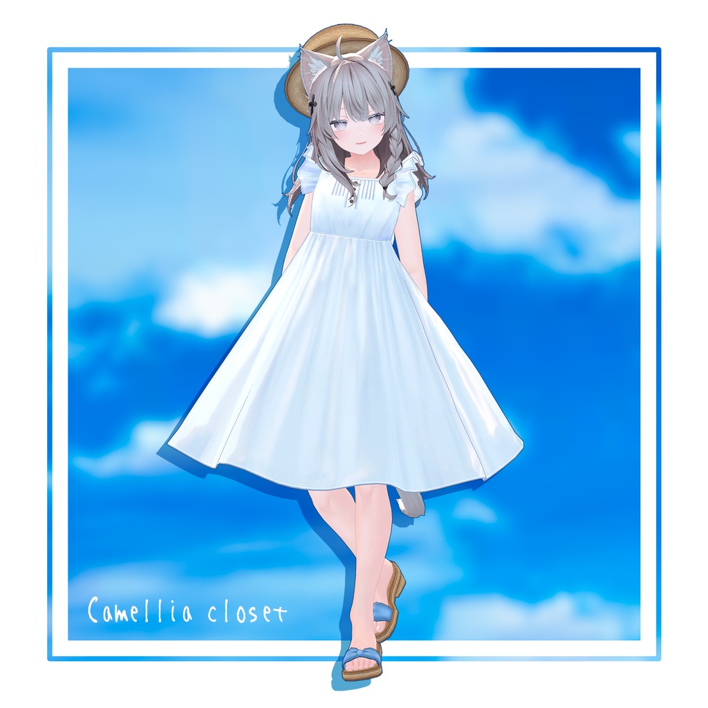 【複数アバター対応】渚のワンピース