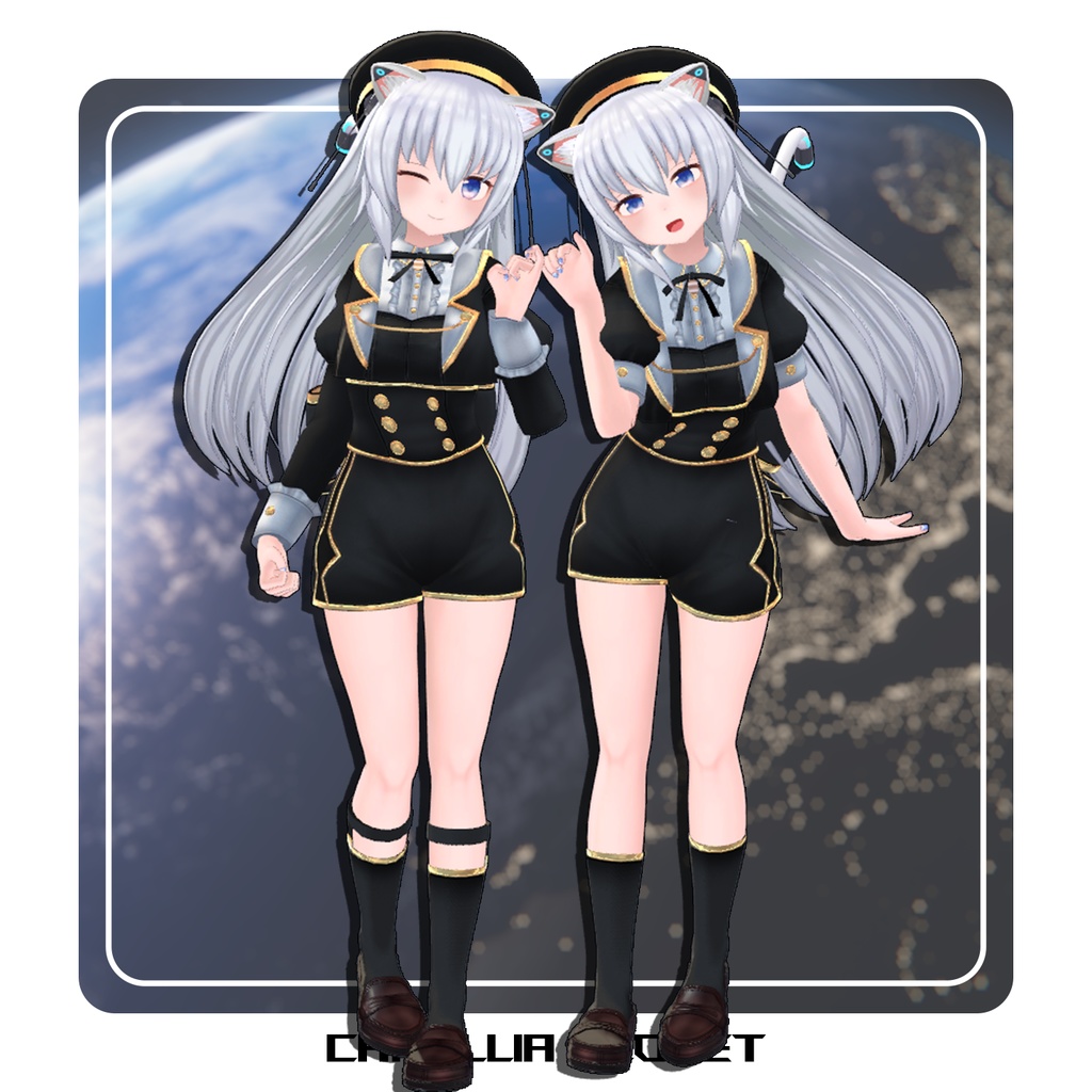 【桔梗・ますきゃぷらす対応】スペースキャットユニフォーム【EXMass2024OC】