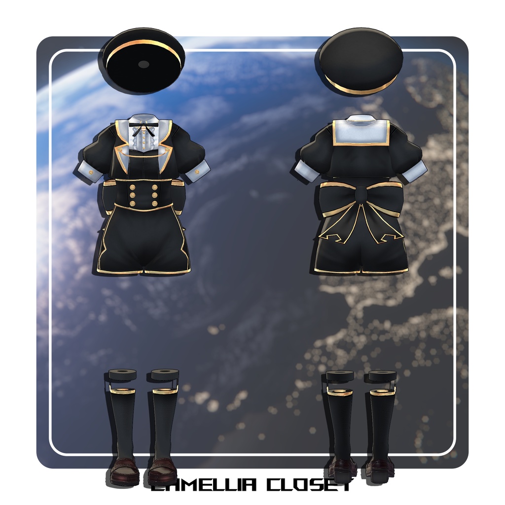 【桔梗・ますきゃぷらす対応】スペースキャットユニフォーム【EXMass2024OC】