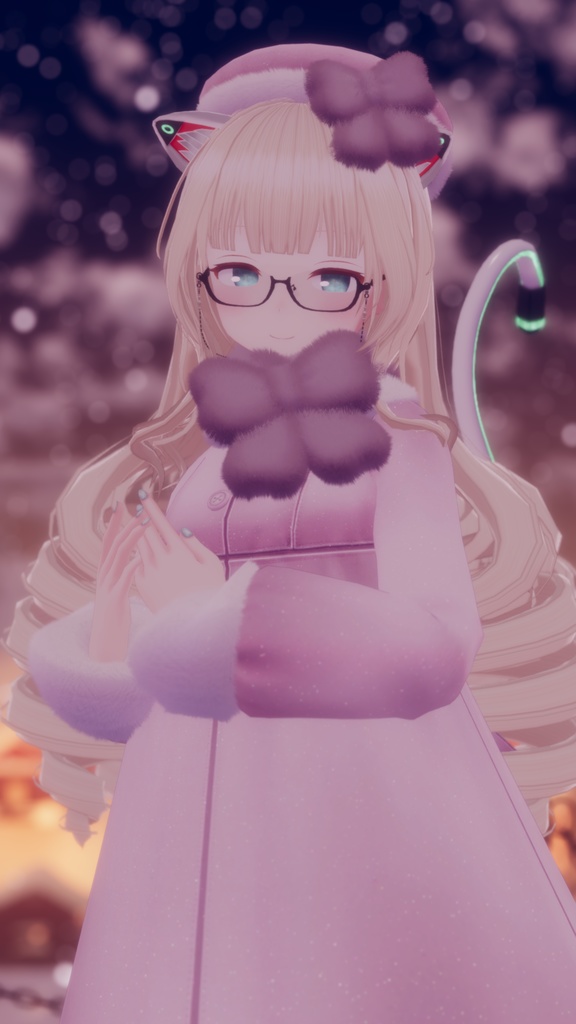 【ますきゃぷらす・まめふれんず対応】もこもこコートセット