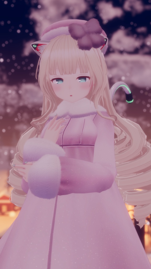 【ますきゃぷらす・まめふれんず対応】もこもこコートセット