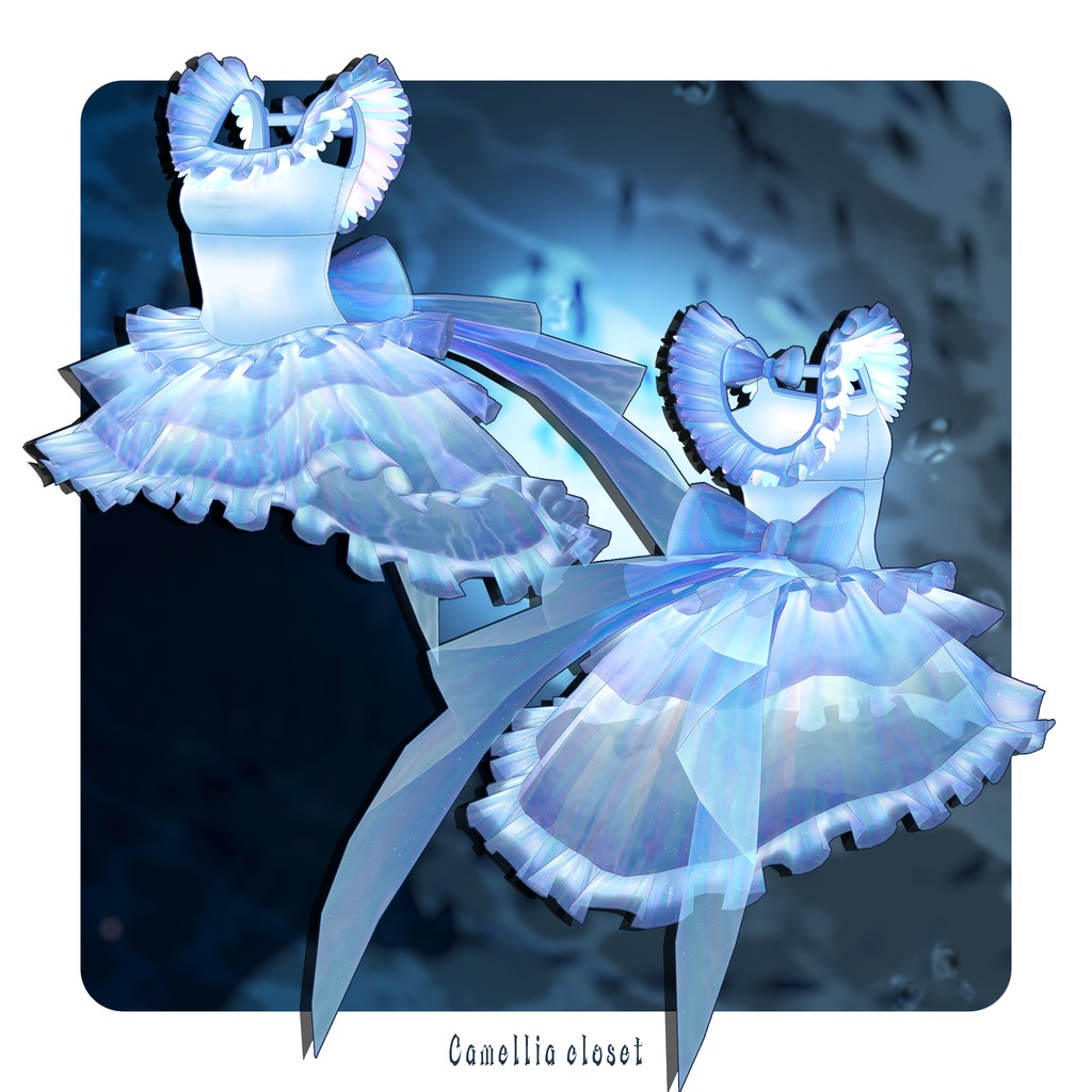 【複数アバター対応】なみのりくらげ