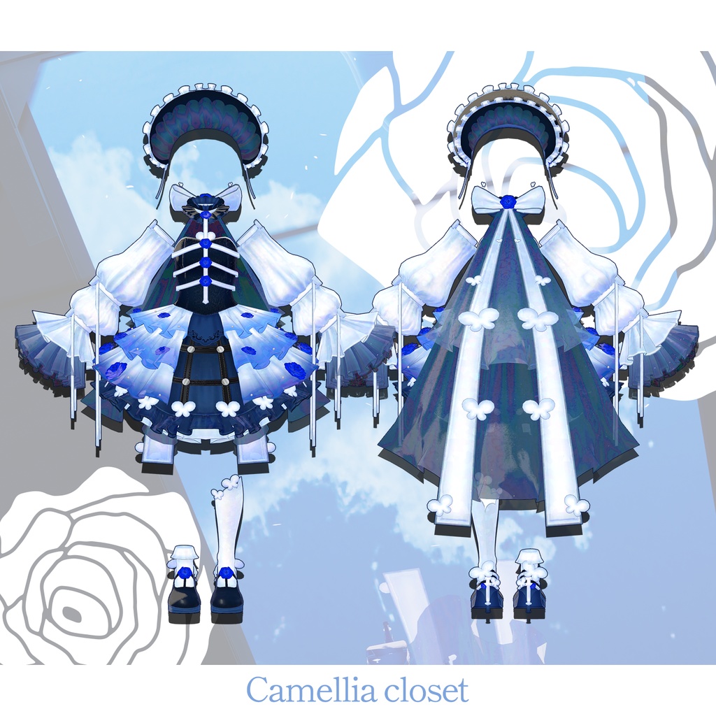 【ますきゃっとぷらす対応】Blue Rose